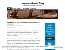 Tablet Screenshot of joycemistiaen.wordpress.com