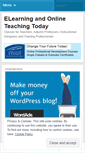 Mobile Screenshot of onlineteachingtoday.wordpress.com