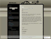 Tablet Screenshot of mexyblack.wordpress.com