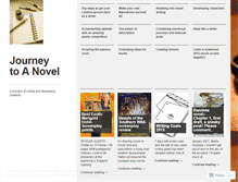 Tablet Screenshot of journeytoanovel.wordpress.com