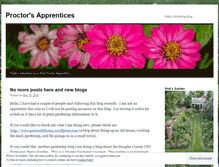 Tablet Screenshot of pattysgardeningblog.wordpress.com