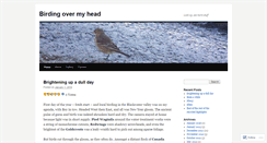 Desktop Screenshot of birdingovermyhead.wordpress.com