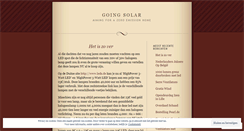 Desktop Screenshot of goingsolar.wordpress.com