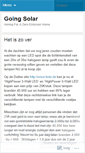 Mobile Screenshot of goingsolar.wordpress.com
