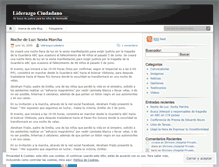 Tablet Screenshot of liderazgociudadano.wordpress.com