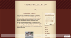 Desktop Screenshot of lighthouselizzy.wordpress.com