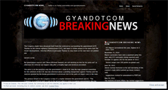 Desktop Screenshot of gyandotcomnews.wordpress.com