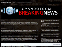 Tablet Screenshot of gyandotcomnews.wordpress.com
