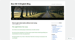 Desktop Screenshot of boxhillyear12english.wordpress.com