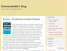 Tablet Screenshot of emmamwhittle.wordpress.com