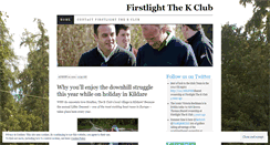 Desktop Screenshot of firstlightkclub.wordpress.com