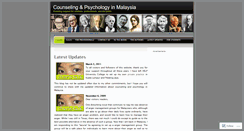 Desktop Screenshot of counselingpsychologyinmalaysia.wordpress.com