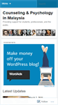 Mobile Screenshot of counselingpsychologyinmalaysia.wordpress.com