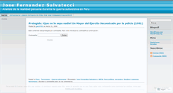 Desktop Screenshot of fernandezsalvatecci.wordpress.com