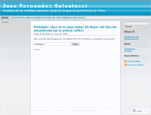 Tablet Screenshot of fernandezsalvatecci.wordpress.com