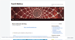 Desktop Screenshot of magicoteatro.wordpress.com