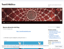 Tablet Screenshot of magicoteatro.wordpress.com