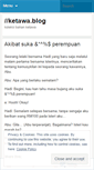Mobile Screenshot of ketawa.wordpress.com
