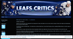 Desktop Screenshot of leafscritics.wordpress.com