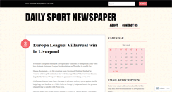 Desktop Screenshot of dailysportnewspaper.wordpress.com