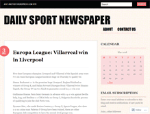 Tablet Screenshot of dailysportnewspaper.wordpress.com