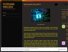 Tablet Screenshot of ferdianrikudo.wordpress.com