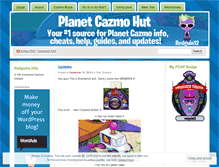 Tablet Screenshot of planetcazmohut.wordpress.com