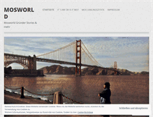 Tablet Screenshot of mosworld.wordpress.com