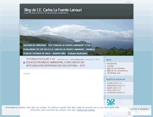 Tablet Screenshot of carloslafuente.wordpress.com