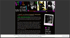 Desktop Screenshot of itsmyturntotype.wordpress.com