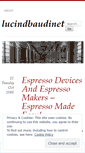 Mobile Screenshot of lucindbaudinet.wordpress.com