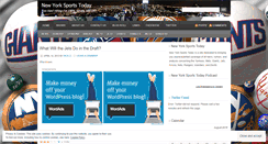 Desktop Screenshot of nysportszone.wordpress.com