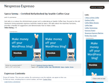 Tablet Screenshot of nespressoespresso.wordpress.com