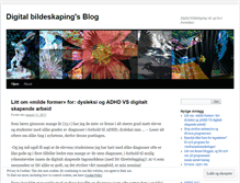 Tablet Screenshot of digitalbildeskaping.wordpress.com