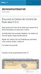 Mobile Screenshot of donesmontserrat.wordpress.com