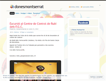 Tablet Screenshot of donesmontserrat.wordpress.com