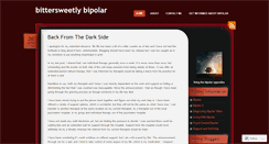 Desktop Screenshot of bittersweetlybipolar.wordpress.com