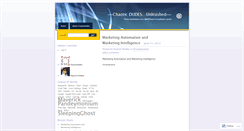 Desktop Screenshot of chaoticdudes.wordpress.com