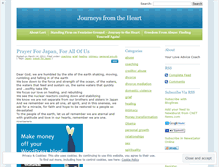 Tablet Screenshot of heartjourneys.wordpress.com