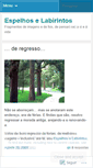 Mobile Screenshot of labirintoseespelhos.wordpress.com