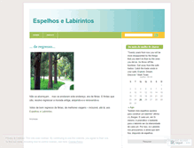 Tablet Screenshot of labirintoseespelhos.wordpress.com