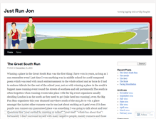 Tablet Screenshot of justrunjon.wordpress.com