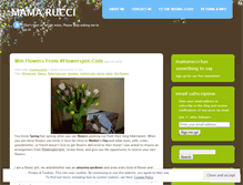 Tablet Screenshot of mamarucci.wordpress.com