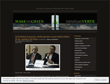 Tablet Screenshot of makeoilgreen.wordpress.com