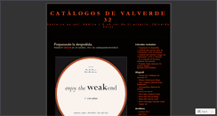 Desktop Screenshot of catalogosdevalverde32.wordpress.com