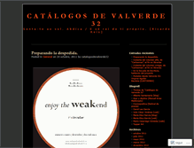 Tablet Screenshot of catalogosdevalverde32.wordpress.com