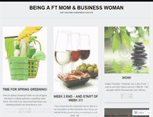 Tablet Screenshot of mommybusinessowner.wordpress.com