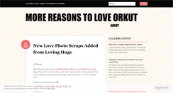 Desktop Screenshot of loveorkut.wordpress.com