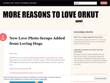 Tablet Screenshot of loveorkut.wordpress.com