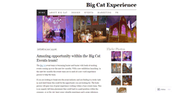 Desktop Screenshot of bigcatexperience.wordpress.com